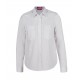Ladies Epaulette Long Sleeve Shirt (White)