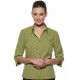 Ladies Climate Smart 3/4 Sleeve Semi-Fitted Shirt (Avocado)